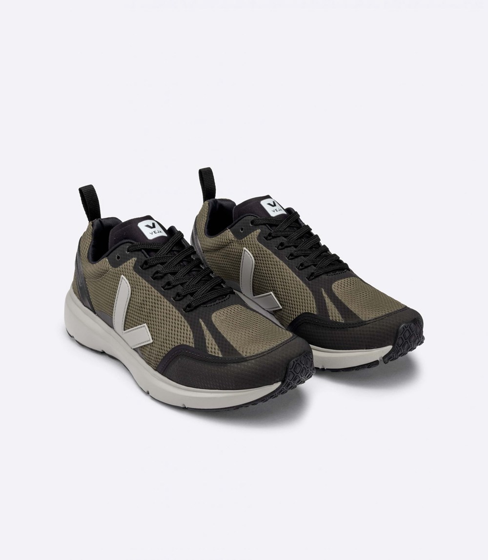 Veja Sneakers Mens - Condor 2 Alveomesh - Olive/White - 7091STKEV